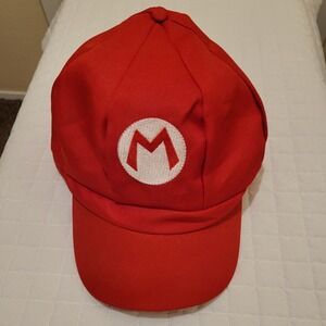 Nintendo Super Mario Brothers Red M Costume Cap Plumber Hat Collectible Fandom
